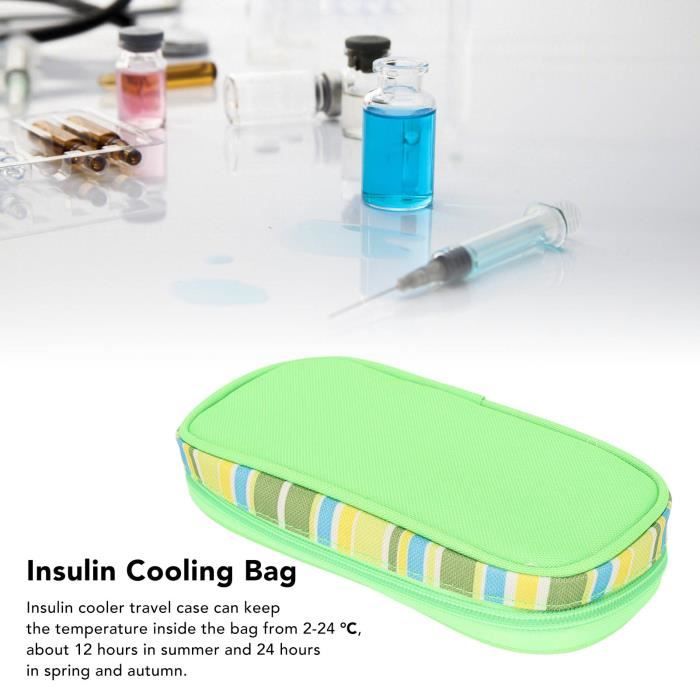 Zerodis Étui de voyage pour refroidisseur d'insuline Sac isotherme à insuline, parapharmacie