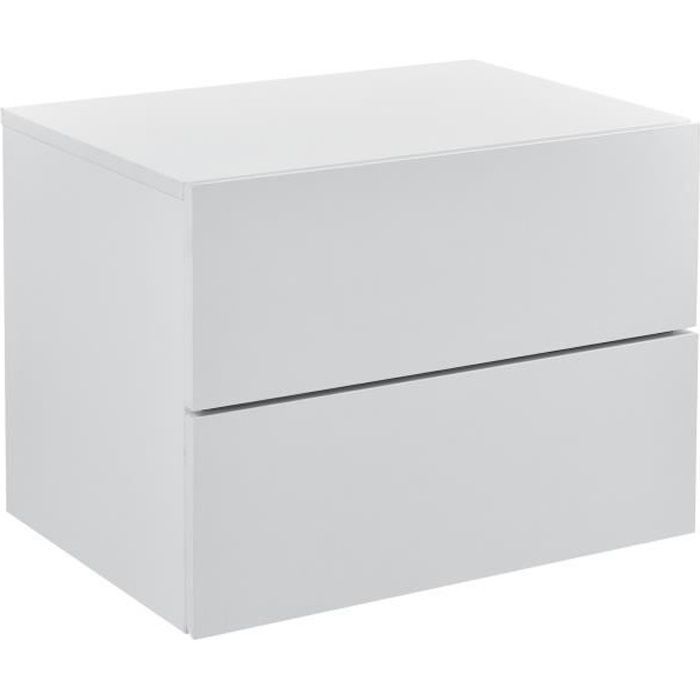 En Casa Armoire Murale Avec 2 Tiroirs Table De Chevet Suspendue