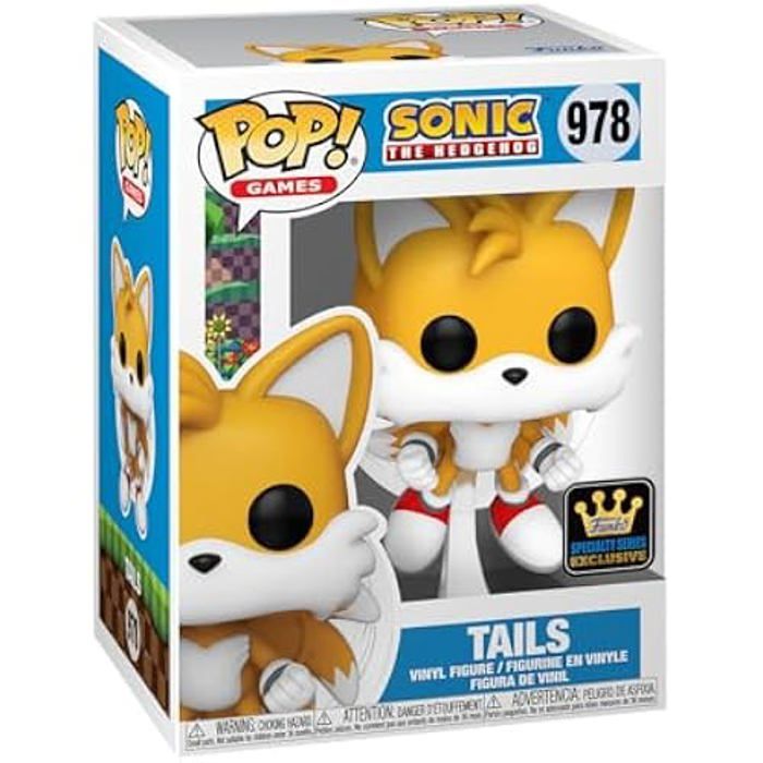 Figurine Funko Sonic Miles Tails Prower 9 5 cm Vinyle Variante Rare Chase
