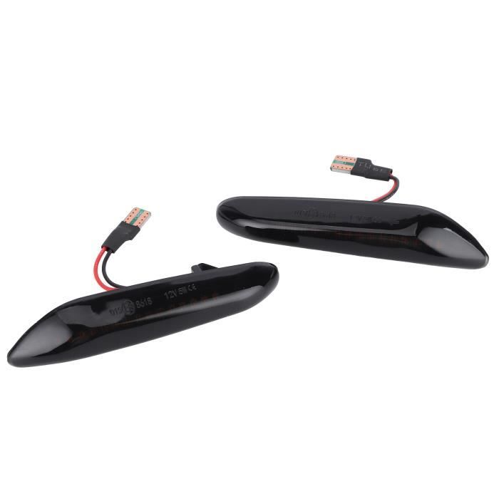 Clignotants Latéraux Avant à LED Séquentiels Dynamiques - Pour Nissan Patrol Y61/GU, Sylphy, Teana... - Version Fumée/Noir