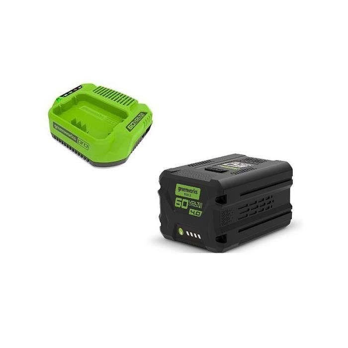 Pack de batteries – GREENWORKS – GSK60B4 – 60V – 4Ah – Lithium-Ion