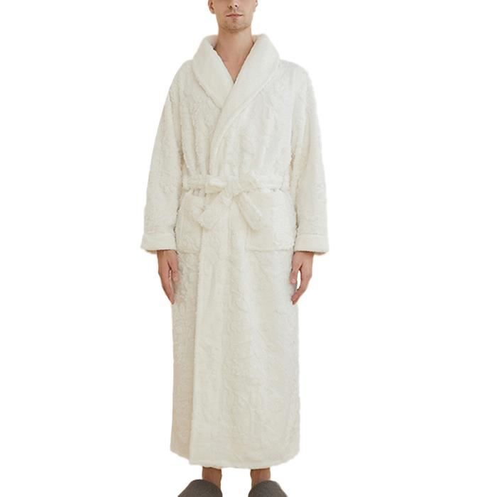 Peignoirs Luxe pour Femme Homme Peignoir Peluche col Ch le Longue
