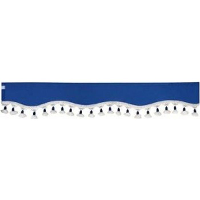 Franges de cabine 240x18 cm - Bleu
