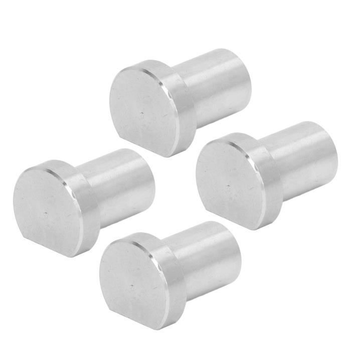 4 Chiens D'arrêt D'établi En Acier Inoxydable - Diamètre 19mm, Argent | Pour Fraisage, Coupe, Meulage, Travail Du Bois
