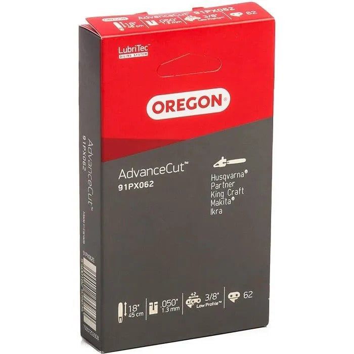 Chaine 45cm 18" 3-8 62 maillons pour Tronconneuse Ryobi, Tronconneuse Mac allister, Tronconneuse Hyundai, Tronconneuse Oregon,