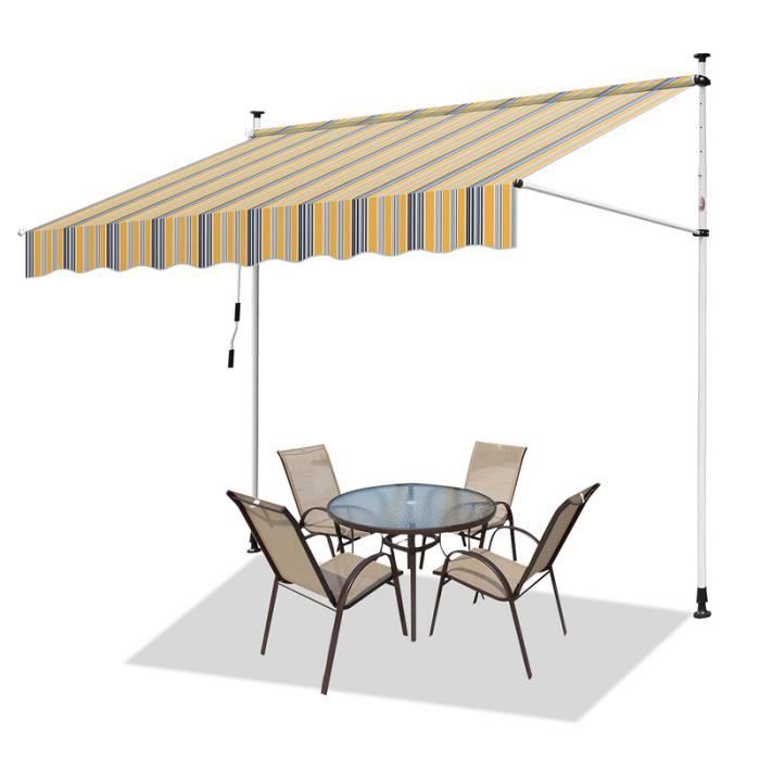 Tige Télescopique Multifonction Avec Crochet - Pour Ouvrir Auvents, Fenêtres - Acier Inoxydable - 53 à 134 Cm - 10