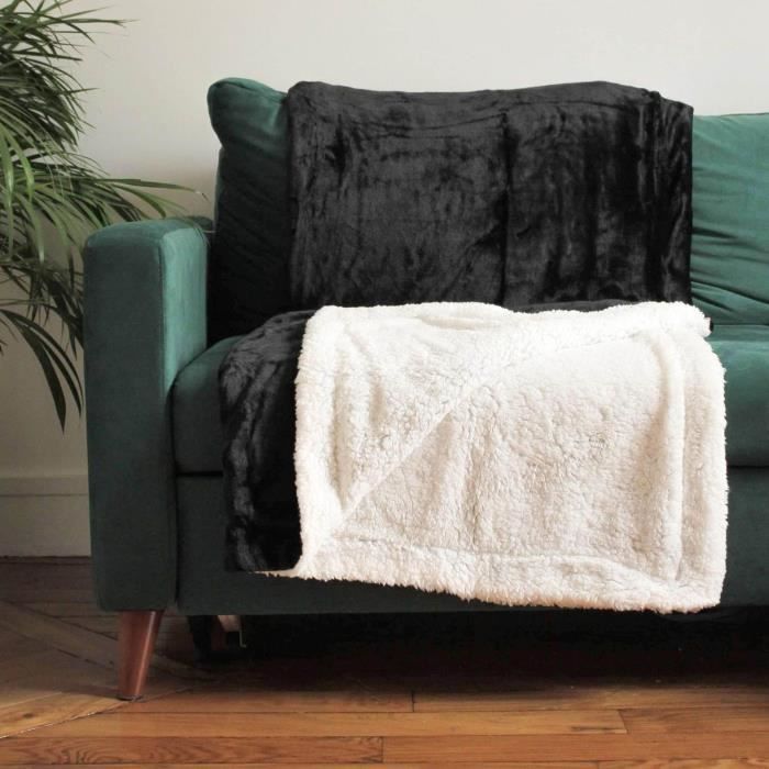 Plaid Polaire 130x150 Cm Avec Masque - Motif Chat, Message En Allemand, Cadeau Doux Pour Maman (anniversaire, Noël) - 1