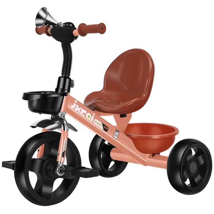 Tricycle pour Enfants MARSEE Premier Velo d Entrainement d Equilibre Rose 3 Roues 24 mois 5 ans Cdiscount Jeux Jouets