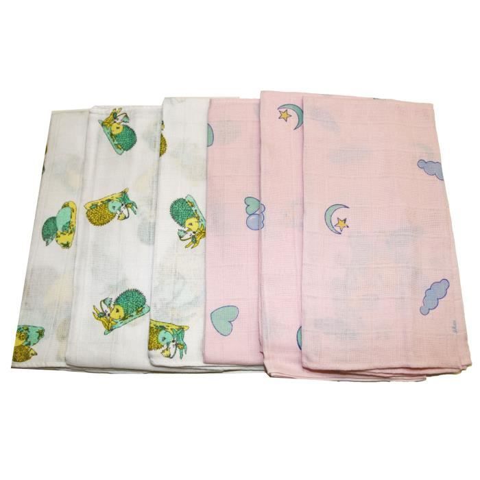 Lot 6 Protege Lange Couche Lavable Bebe Doudou Cdiscount Puericulture Eveil Bebe