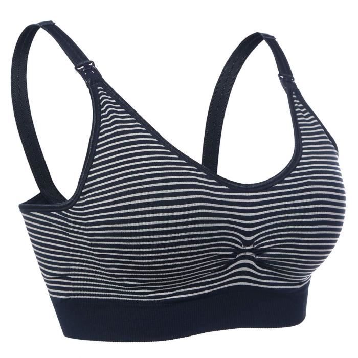 Soutien-gorge Sport Haut Soutien Femme – Sans Armature, Bretelles Réglables, Couverture Complète, Taille Inclus