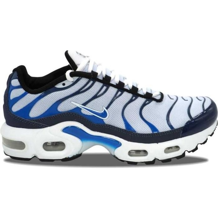 Baskets NIKE Air Max Plus TN Thunder Blue Enfant Nylon Lacets Cdiscount Chaussures