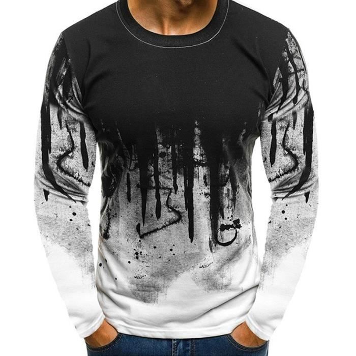 T shirt store manche longue camouflage
