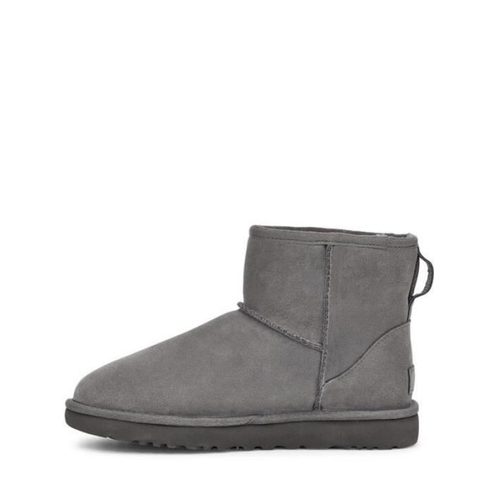 Botte UGG CLASSIC MINI LOGO RUBBER R f. 1108231 GREY. Couleur