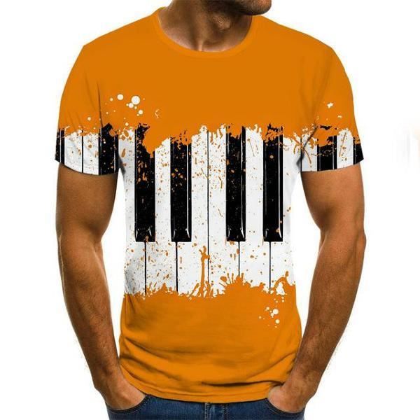 T-shirt Homme Duke D555 – Imprimé Moto, Manches Raglan, Tailles S à XXL, NEUF