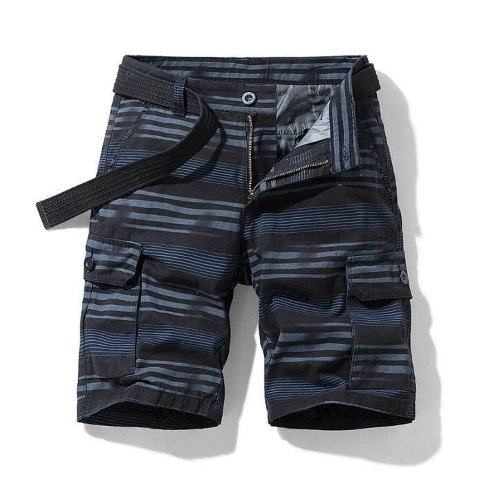 Short De Sport Homme Riverso RIVBlake - Coupe Droite, Cordon De Serrage, Poches - 60% Coton 40% Polyester - Tailles S à 5XL