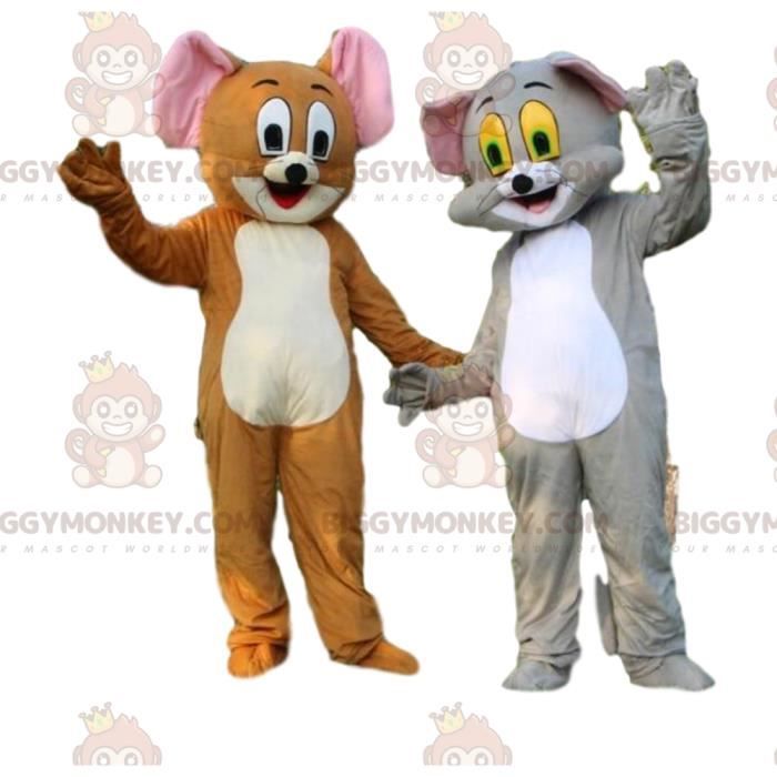 Mascotte BIGGYMONKEY™ de Tom et Jerry, personnages s de dessin animé Cdiscount Jeux Jouets