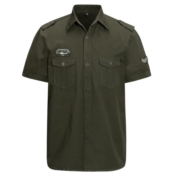 Fox Outdoor Homme Manches Courtes Chemise Travailler Chasse