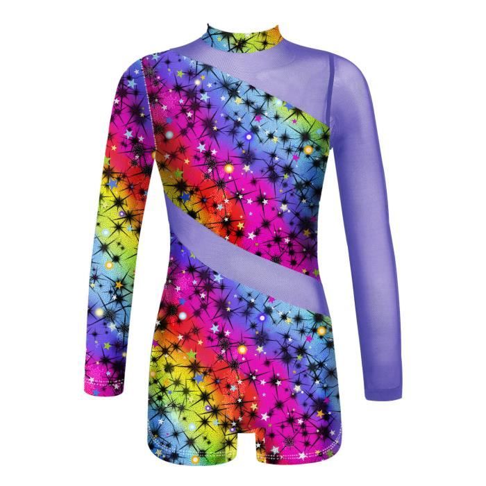 Justaucorps Gymnastique Fille Decathlon Manches Longues - Taille 10 Ans