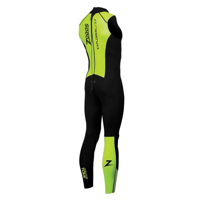 Combinaison de compression sans manches Zoggs Ow Explorer lj 3.2.2 - vert/noir