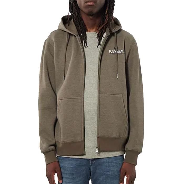 Sweat Zippe Kaki Homme Kaporal Byla Kaki Cdiscount Pret a Porter