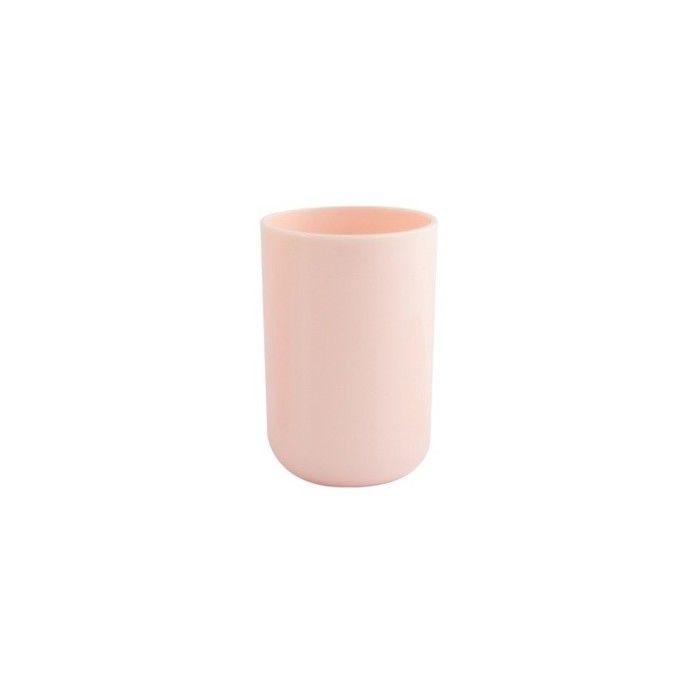MSV Gobelet MANIHI Rose Pastel - Gobelet Salle De Bain Élégant 7x9,5 Cm, Design Moderne Et Pratique