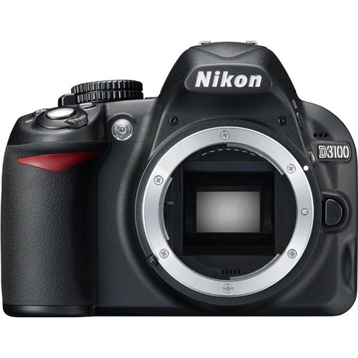 Appareil photo numérique Reflex NIKON D3100 - Boîtier nu - 14.2 Mpixels - Vidéo Full HD - HDMI