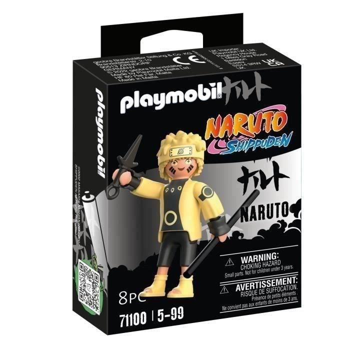 PLAYMOBIL 71100 Naruto Rikudou Sennin Mode Naruto Shippuden Figurine de Collection avec Accessoires Dès 5 ans