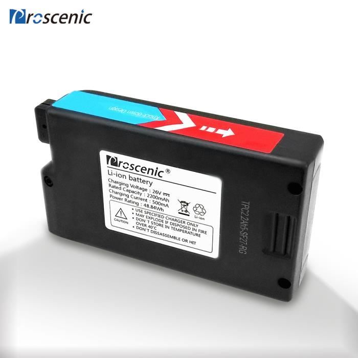 Batterie de rechange pour Aspirateur Balai Proscenic P8/P8 PLUS