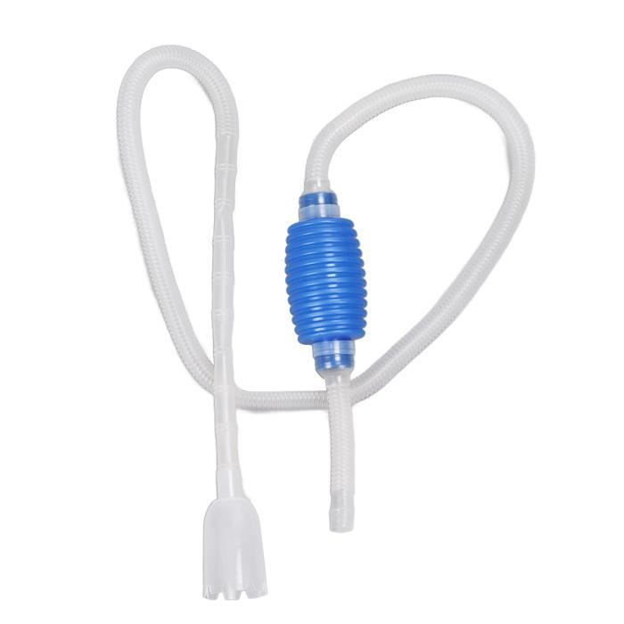 Meilleurs prix pour Qiilu Siphon d'aquarium Fish Tank Siphon Manuel Changeur d'eau d'aquarium facile à utiliser pour le drainage et l'injection d'eau