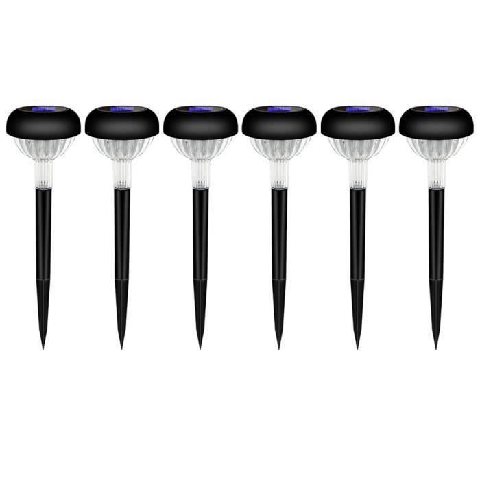 EOYIZW Lot De 2 Lanternes Solaires à 99 LED Avec Flamme Vacillante