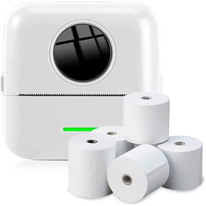 Mini Imprimante thermique sans fil + 13 Rouleaux OFFERTS
