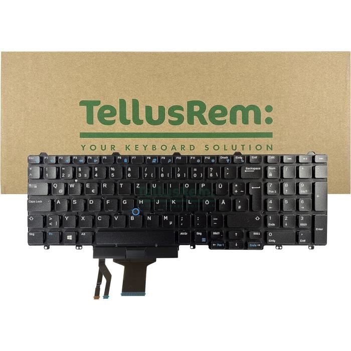 TellusRem Clavier AZERTY Français Non Rétroéclairé Pour HP 450 G3 / G4, 455 G3 / G4, 470 G3 / G4