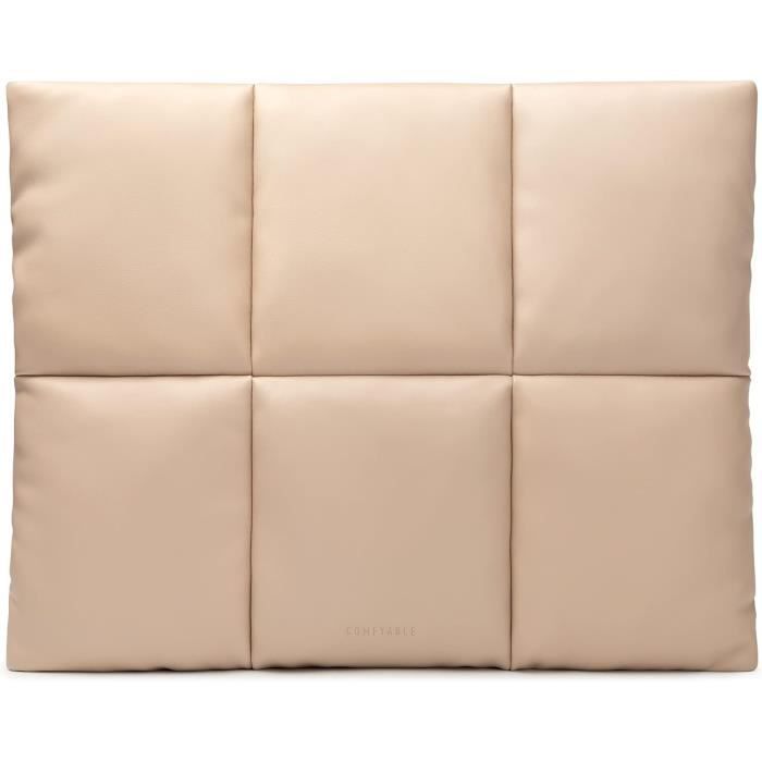 Housse Peluche MacBook Air 13 – Étui Rembourré Floral, Protection Ordinateur Portable
