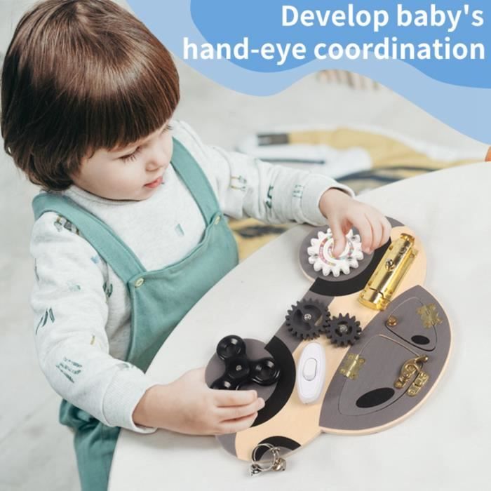 Sablier En Bois Pour Tableau Occupé Montessori - Accessoire DIY, Apprentissage Enfant, Rouge