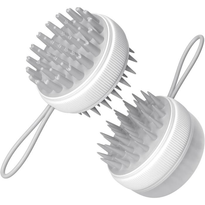 Brosse de massage pour cuir chevelu main image 1