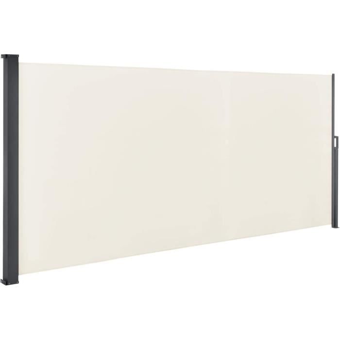 Auvent De Terrasse Store UISEBRT120 X 300 Cm Store Latéral Extensible, Protection Contre Le Vent Pour Balcon Et Terrasse Store Exterieur Terrasse