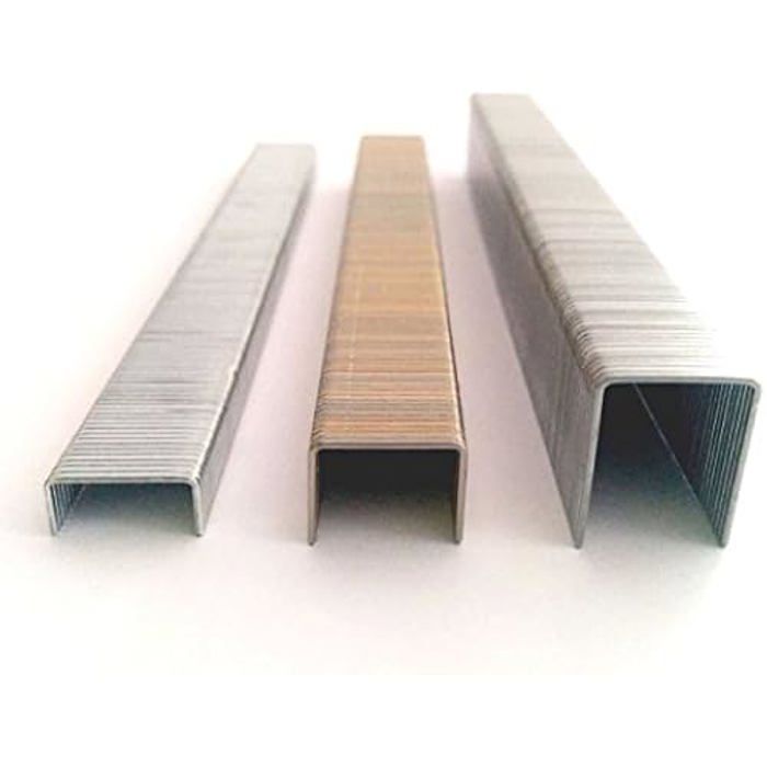 Agrafes STANLEY Série légère 80 12.8 mm Couronne 8 mm Galvanisées