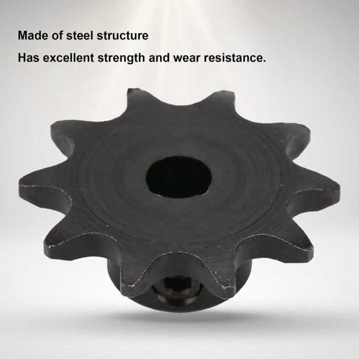 Set 3 Pignoni In Acciaio 10 Denti - Foro D Da 6mm Per Trasmissione Meccanica - Foto 6