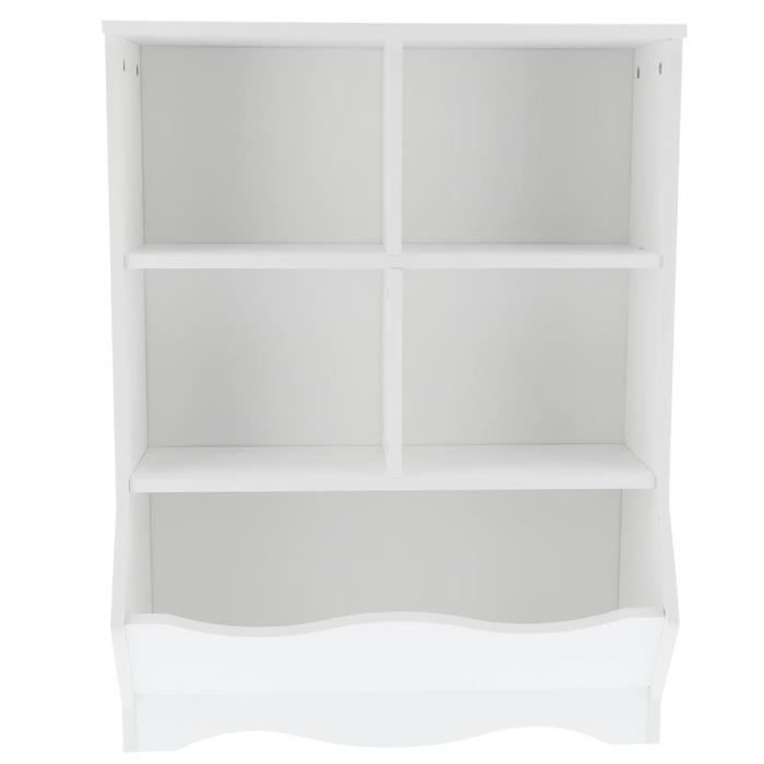 Organisateur De Rangement Bureau Furinno Hermite - 3 Compartiments, Blanc, Dimensions 31,6x23,5x14,6 Cm - 2