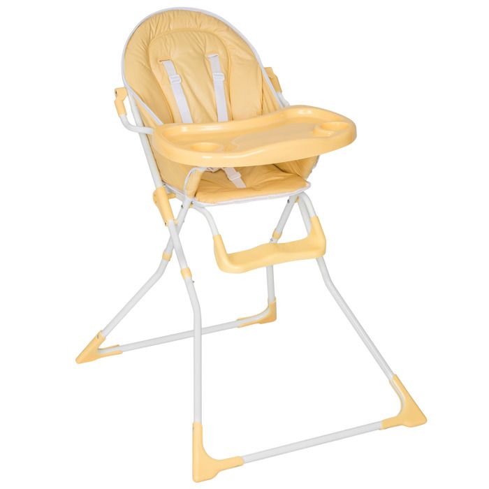 TECTAKE Chaise Haute pour Bébé Enfant Confort Pliable Sécurité à 5