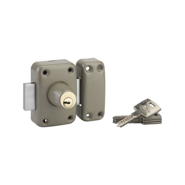 Verrou bouton cylindre thirard au meilleur prix | Leroy Merlin