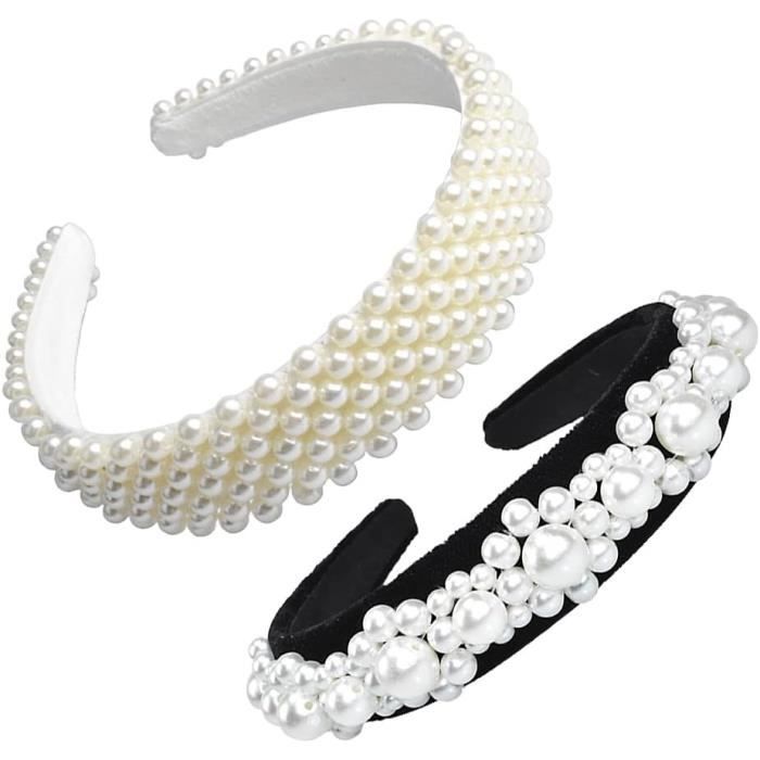 Bandeau Dolce&Gabbana Avec Perles Nacrées - Occasion En Excellent état, Fabriqué En Italie