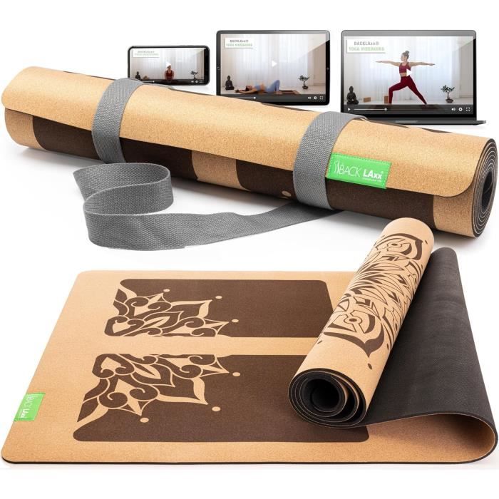 Tapis De Yoga Meraki – Caoutchouc Naturel Et PU – Antidérapant – 72''
