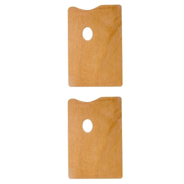 Lot De 20 Palettes De Peinture En Bois Ovale Avec Trou Pour Pouce - Parfaites Pour Artistes Enfants, Adultes Et Étudiants (20,3 X 30,5 Cm)
