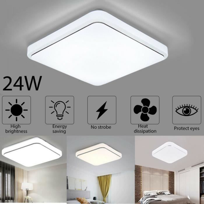 Injectie Portret roem USLION 24 W LED Plafonnier Plafonnier Montage Lampe Cuisine Cuisine Plafonnier - Cdiscount Maison Injectie Portret roem USLION 24 W LED Plafonnier Plafonnier Montage Lampe Cuisine Cuisine Plafonnier - Cdiscount Maison