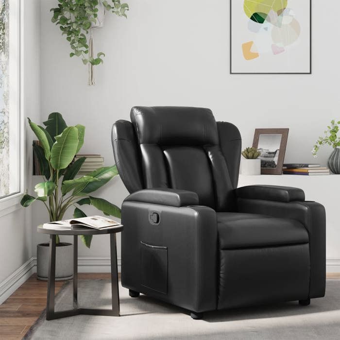 vidaXL Fauteuil Inclinable Chaise de Relaxation avec Porte-gobelets Siège avec Dossier et Accoudoirs Salle de Séjour 372427
