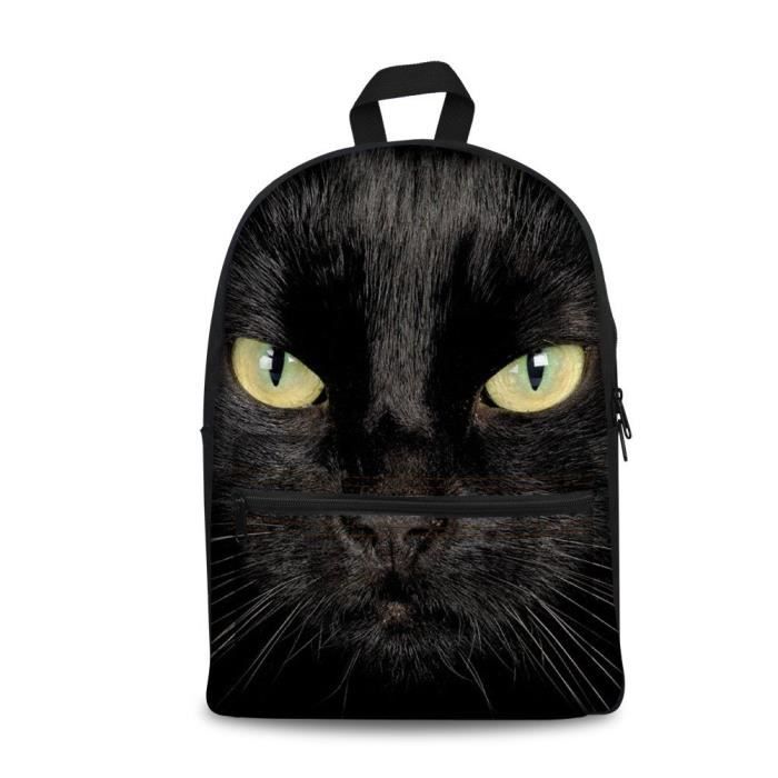 cartable chat noir