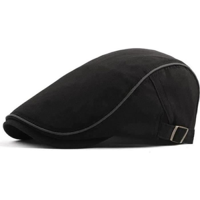 Casquette Béret Newsboy Homme Femme - Coton Souple Taille Réglable 55-60cm - Pour Randonnée, Conduite, Sorties Décontractées