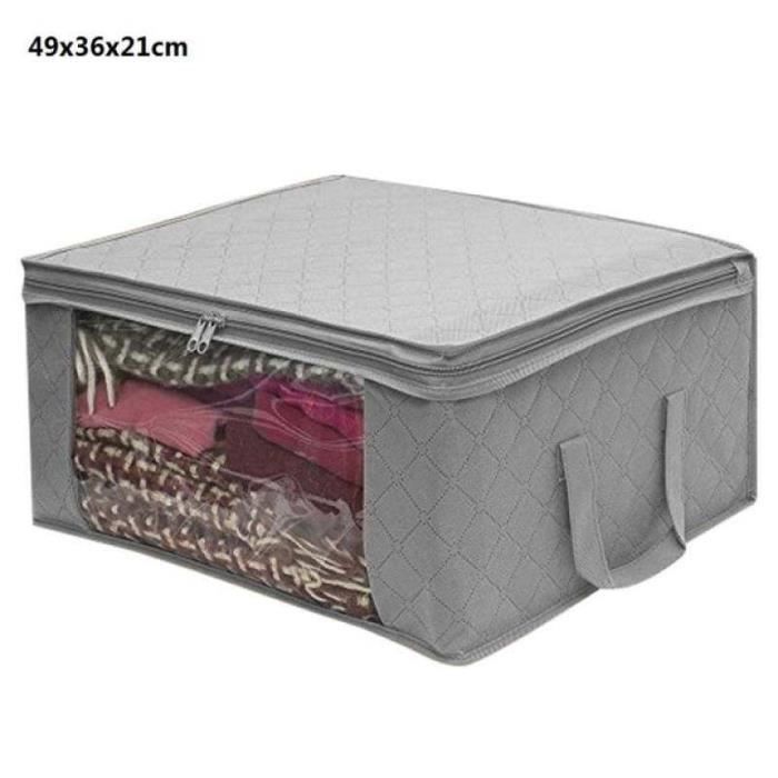 Sac De Rangement Pliable Pour Vêtements, Couettes, Pulls | Pour Placard Ou Voyage | Tissu | Fabriqué En Chine
