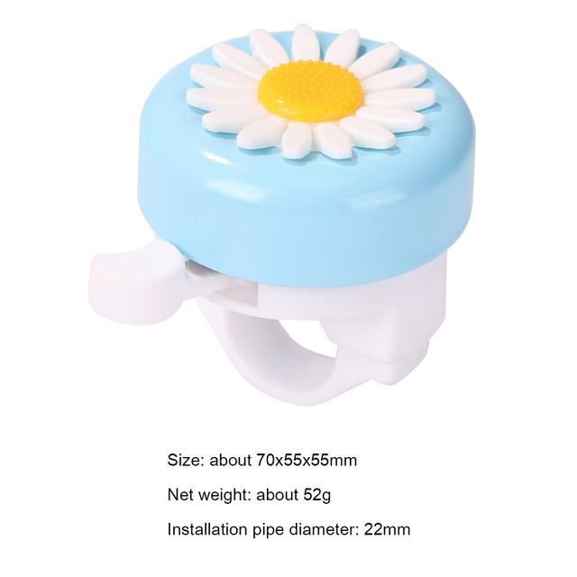 Sonnette De Vélo Fischer Fleur - Multicolore, Universelle, Pour Enfants Et Adultes - 9
